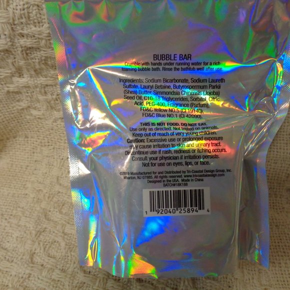 Bubble Bath foaming bar Citrus Mint  Set of 2 - Picture 3 of 3